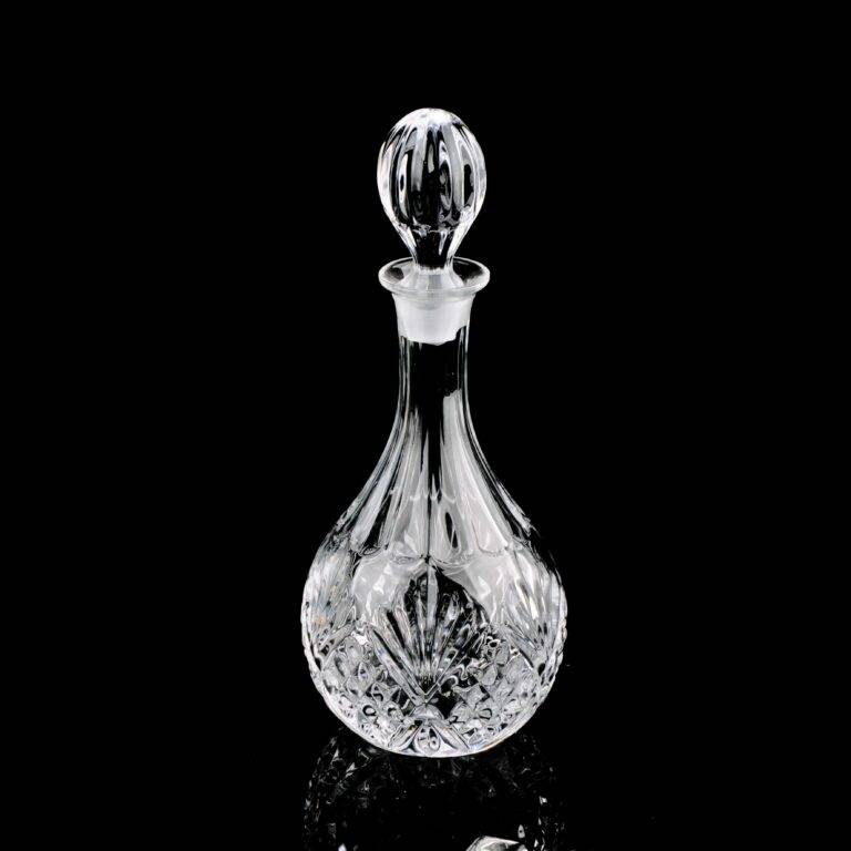 H262*W136*V850mL Vintage Lead Crystal Whiskey Decanter with Stopper