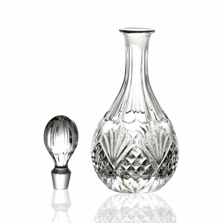 H262*W136*V850mL Vintage Lead Crystal Whiskey Decanter with Stopper