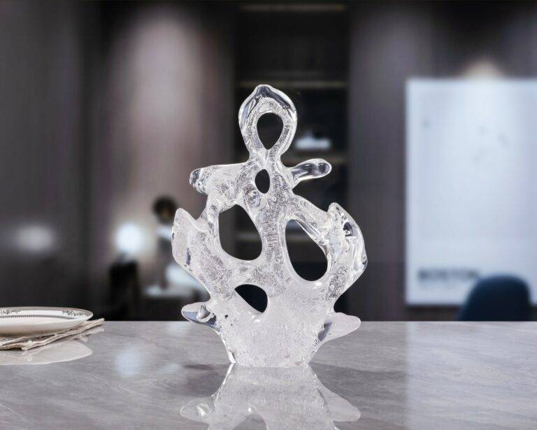 W210*H290 mm Clear Light Wrapped Coral Crystal Ornaments