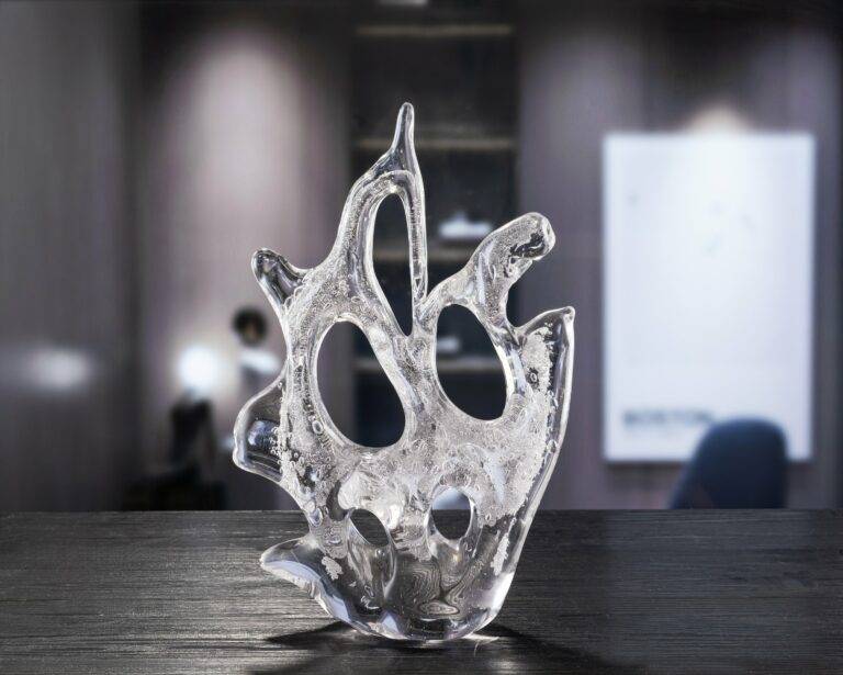 W220*H370 mm Clear Seaweed Crystal Ornaments