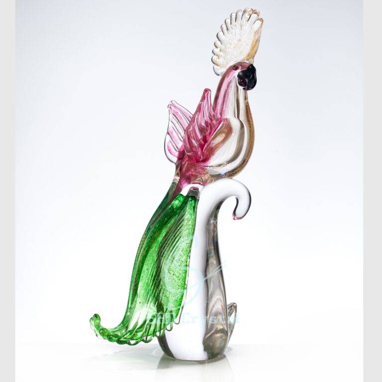 H400 mm Clear Gold Foil Color Parrot