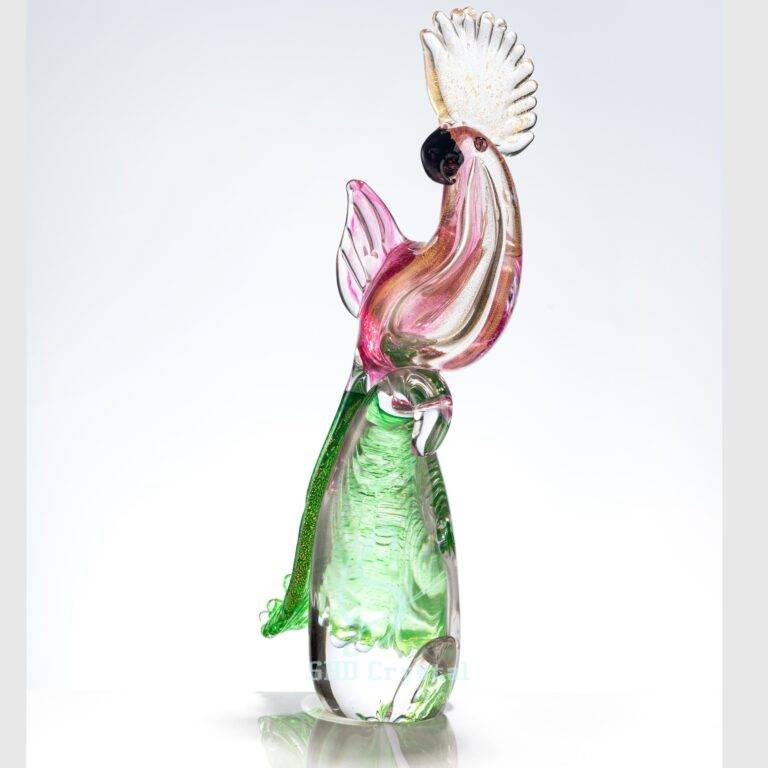 H400 mm Clear Gold Foil Color Parrot