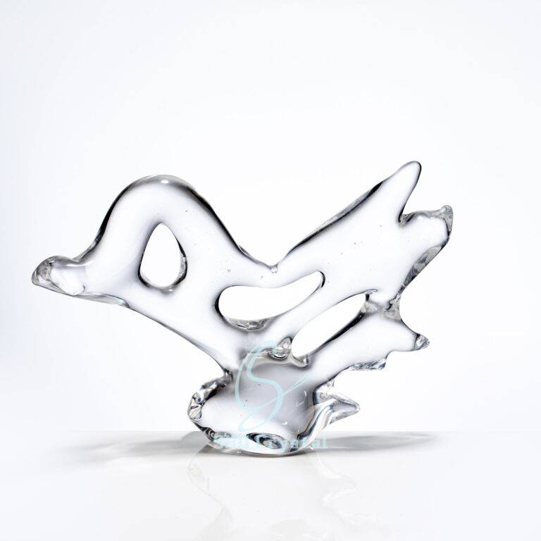 W350*H250 mm Clear Light Special-Shaped Coral Crystal Ornaments