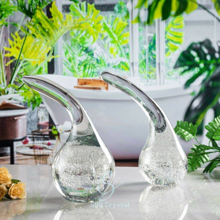 L220*W150*H295 mm Clear Bubble Crystal Ornament-Large Size