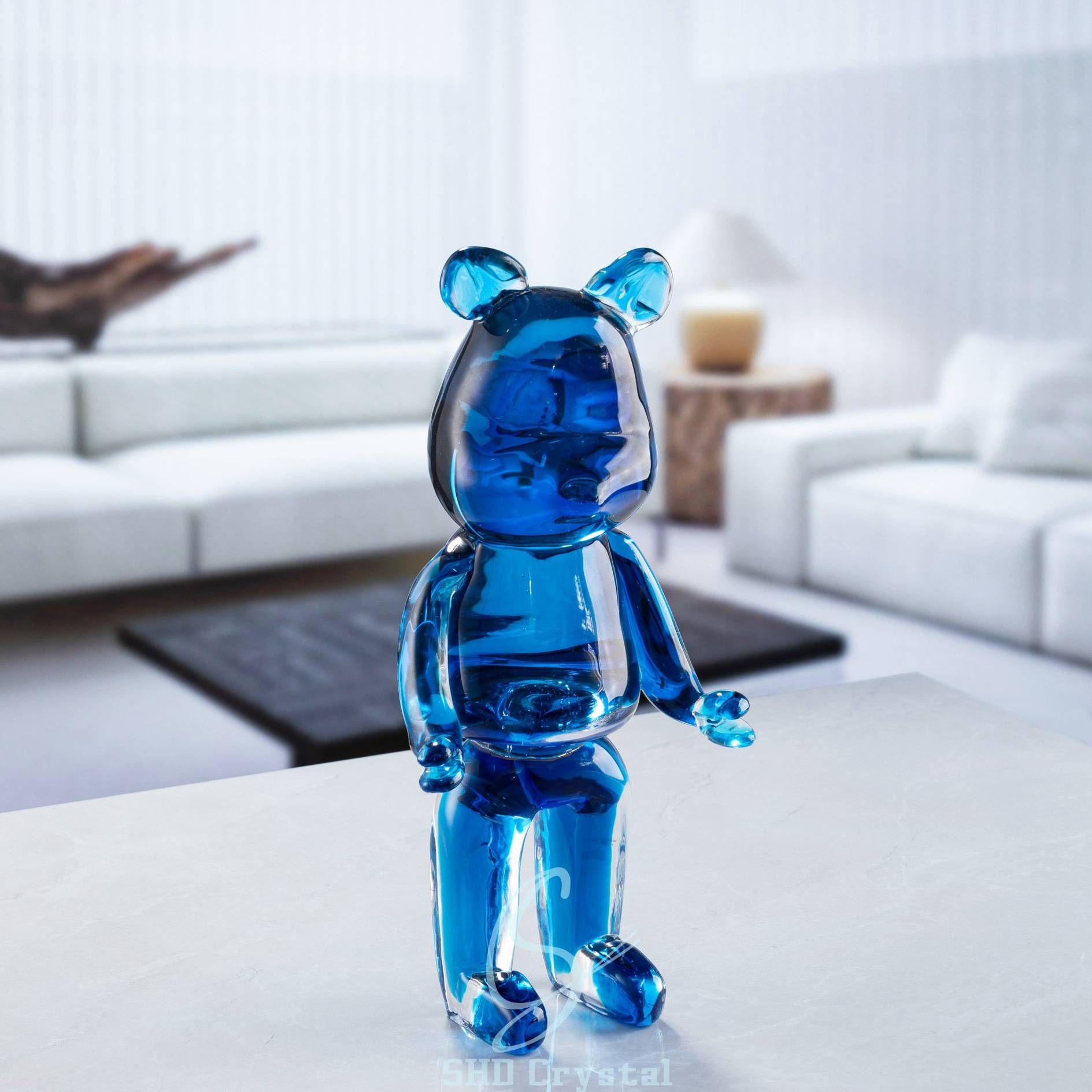D130*H320 mm Sky Blue Violent Bear - Large Scale