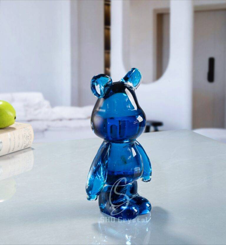 D130*H230 mm Sky Blue Violent Bear - Small Scale