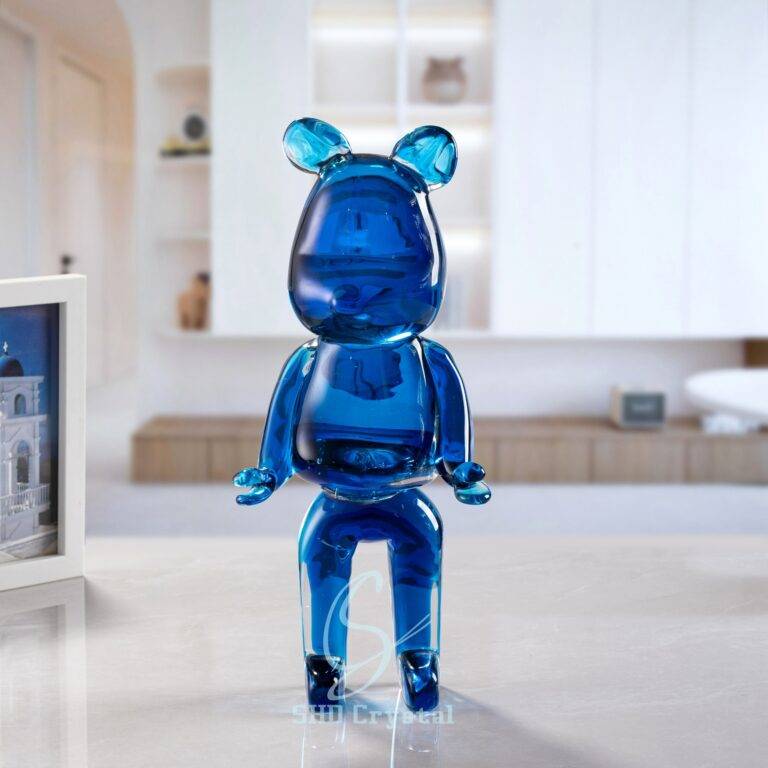 D130*H320 mm Sky Blue Violent Bear - Large Scale