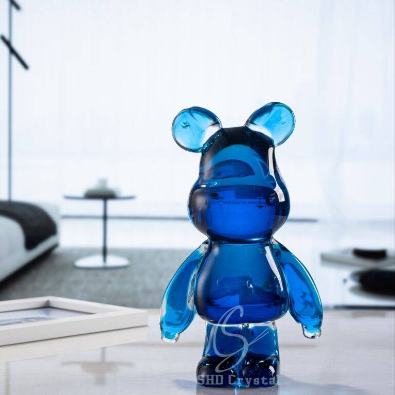 D130*H230 mm Sky Blue Violent Bear - Small Scale
