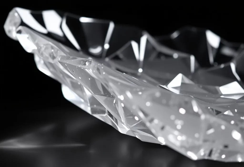 custom crystal glass material