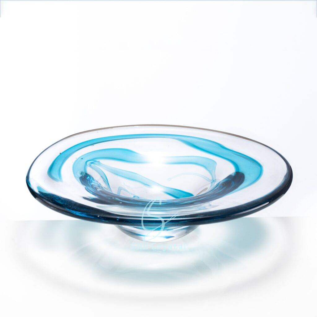pressing molded crystal fruit tray
