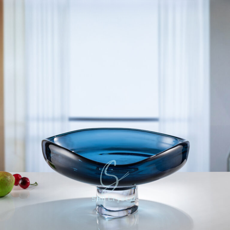 pressing molded crystal fruit tray