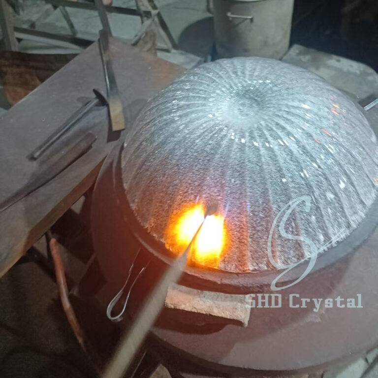 crystal glass firing