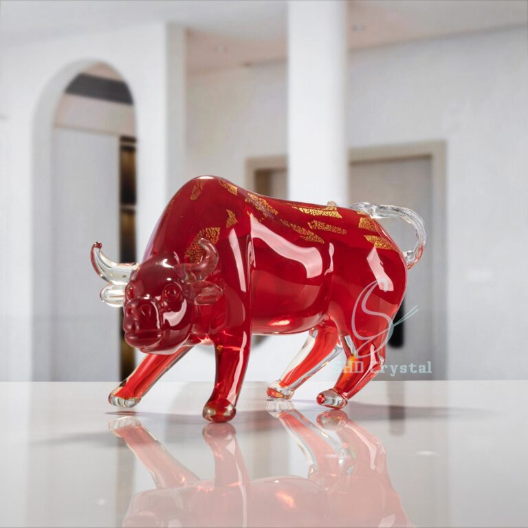 exquisite crystal animal figurines