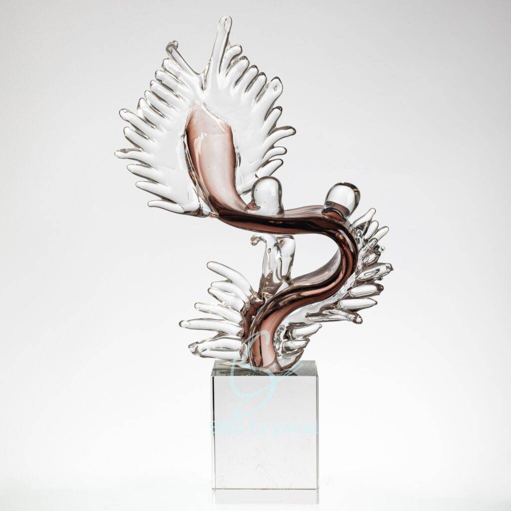 handcrafted blown glass home decor