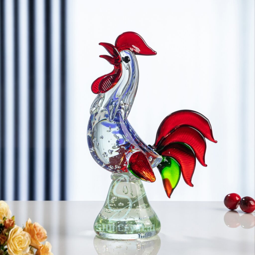 exquisite crystal animal figurines