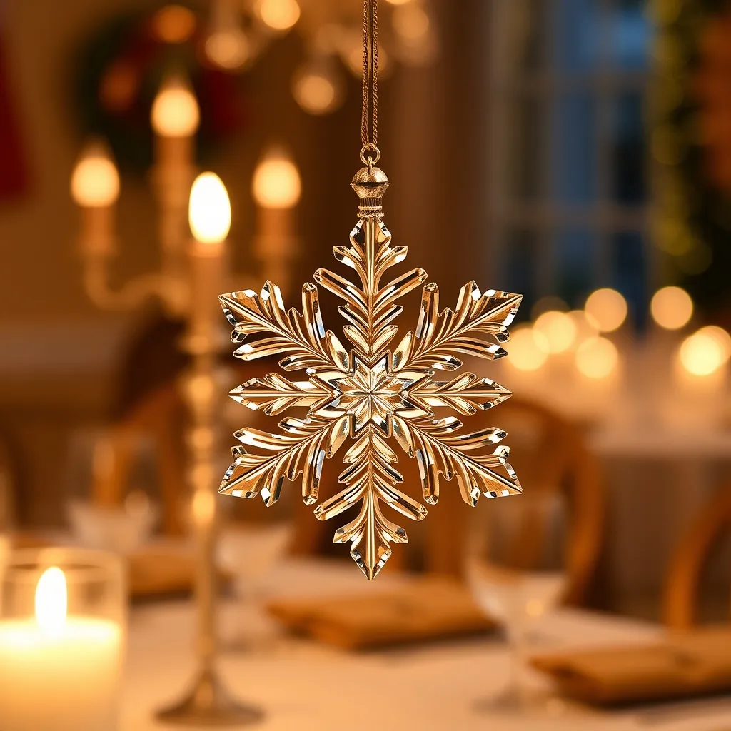 holiday decorative crystal pendants