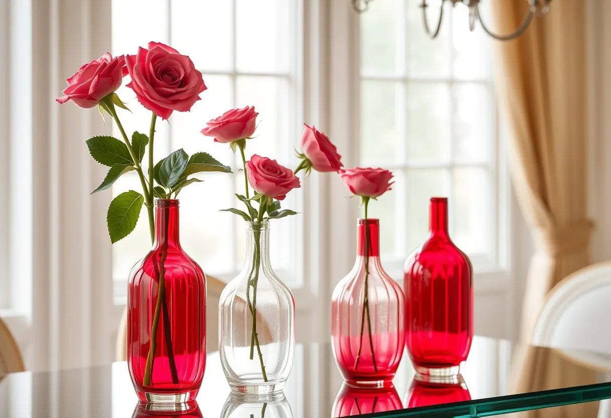 crystal narrow-mouth vase molding