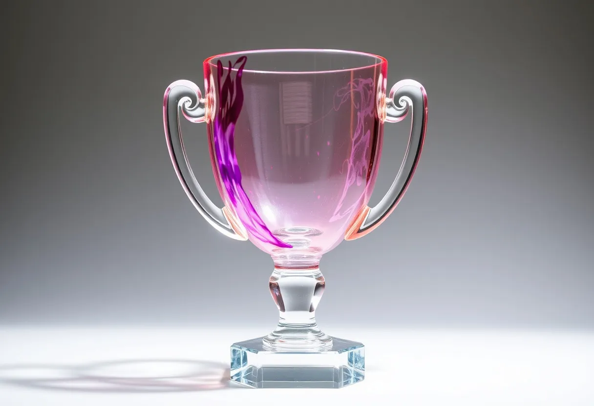 blown commemorative trophies