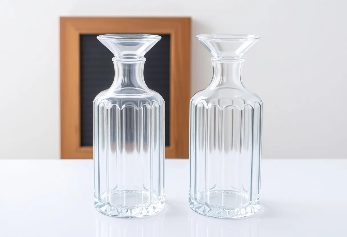 handmade anti-slip crystal carafes
