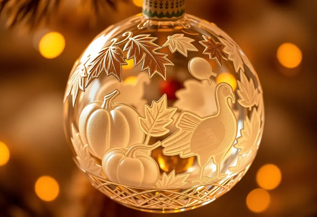 hand-engraved glass souvenirs for the holidays