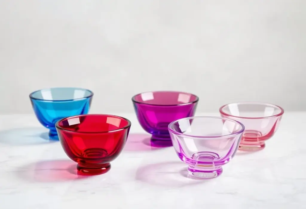 soda-lime glass mini bowls