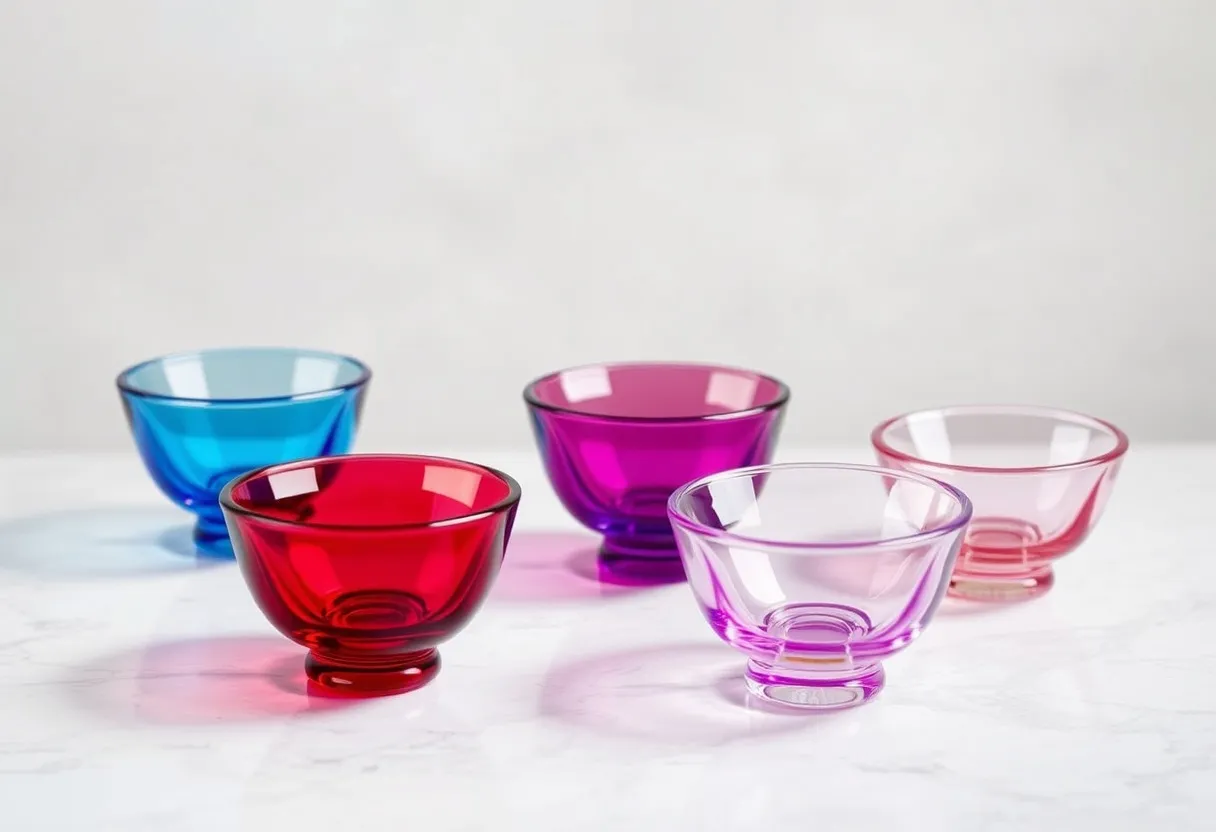soda-lime glass mini bowls