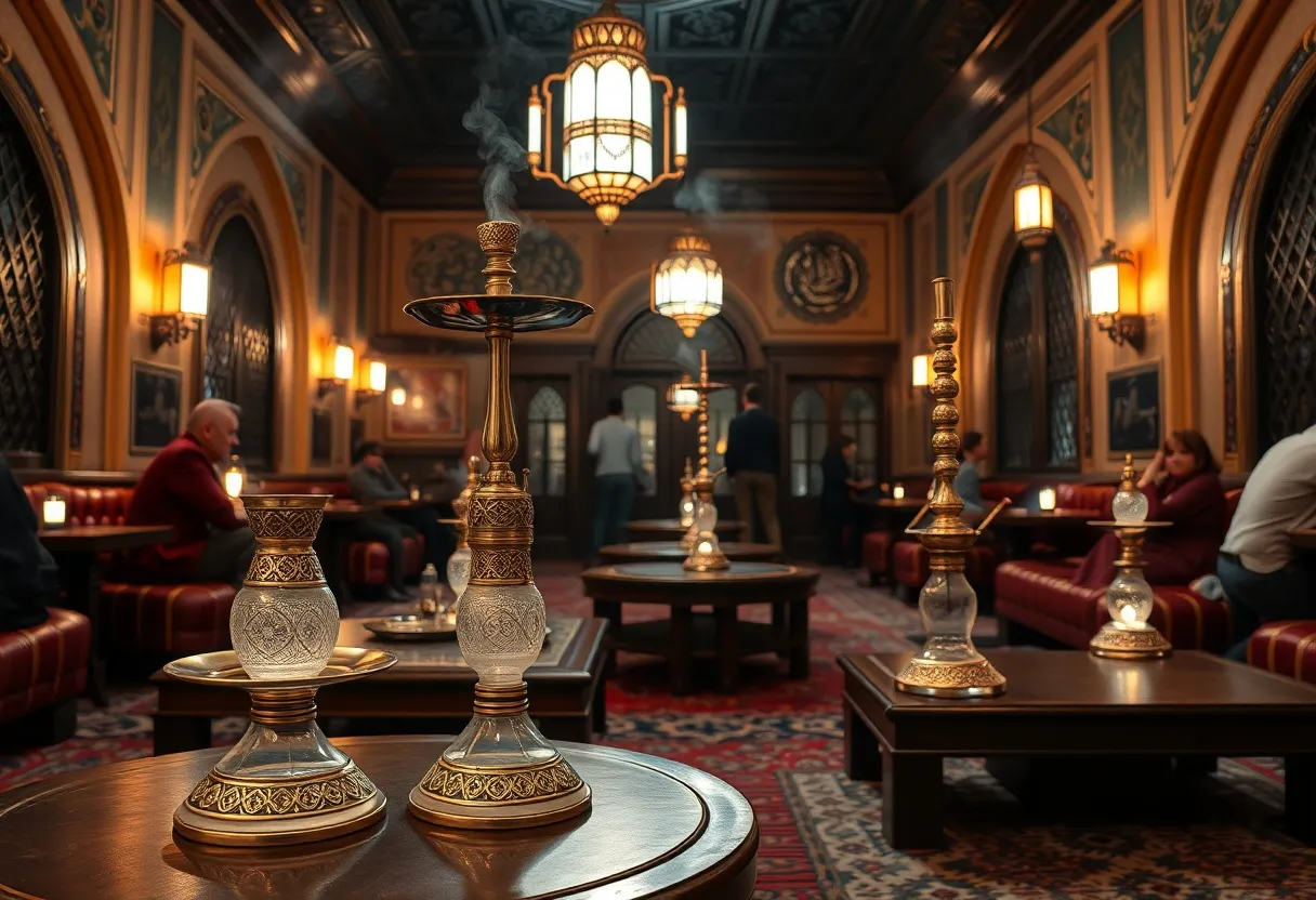 love for shisha, Islamic style glass shisha