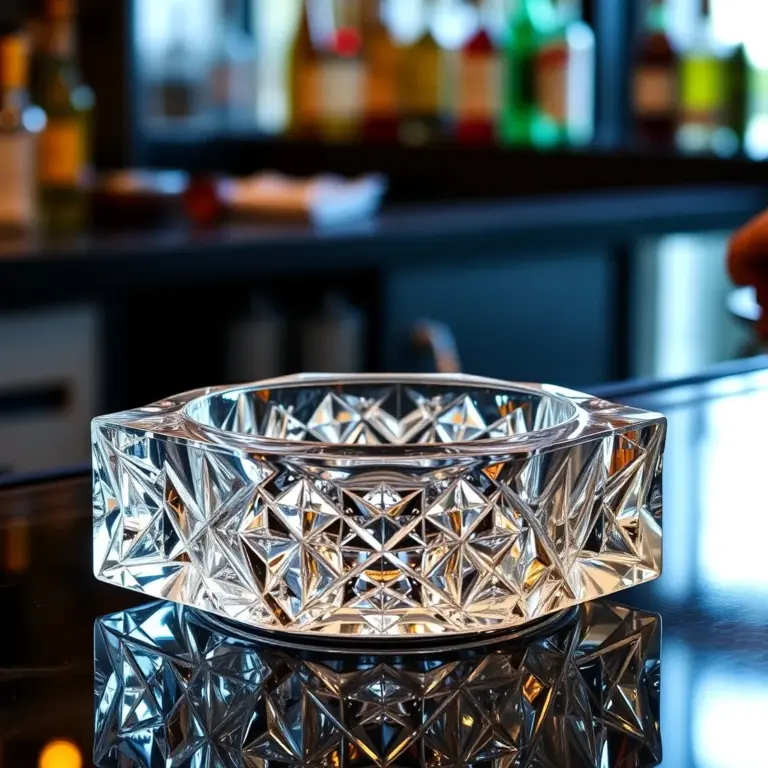 glass ashtray