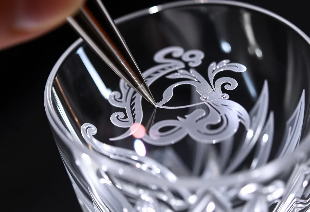 crystal glass hand engraving techniques