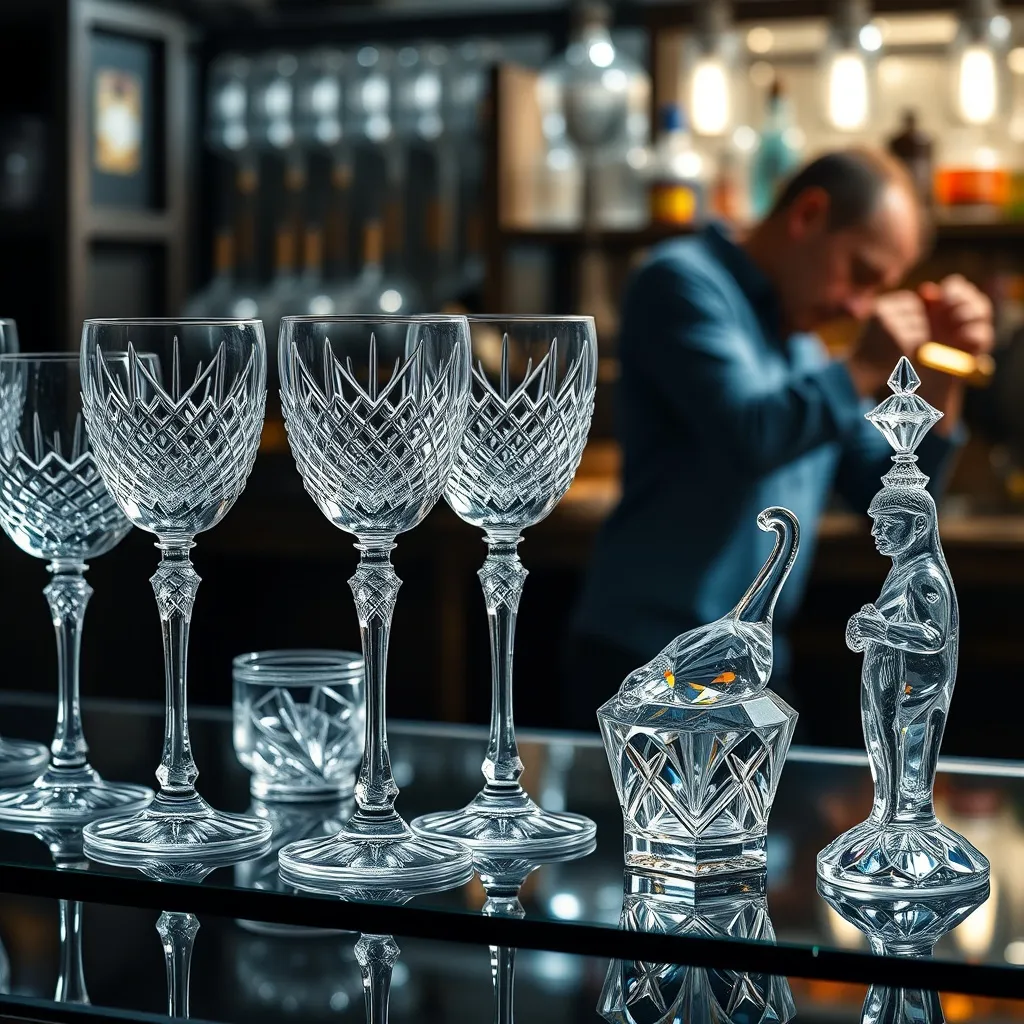 luxury crystal glassware