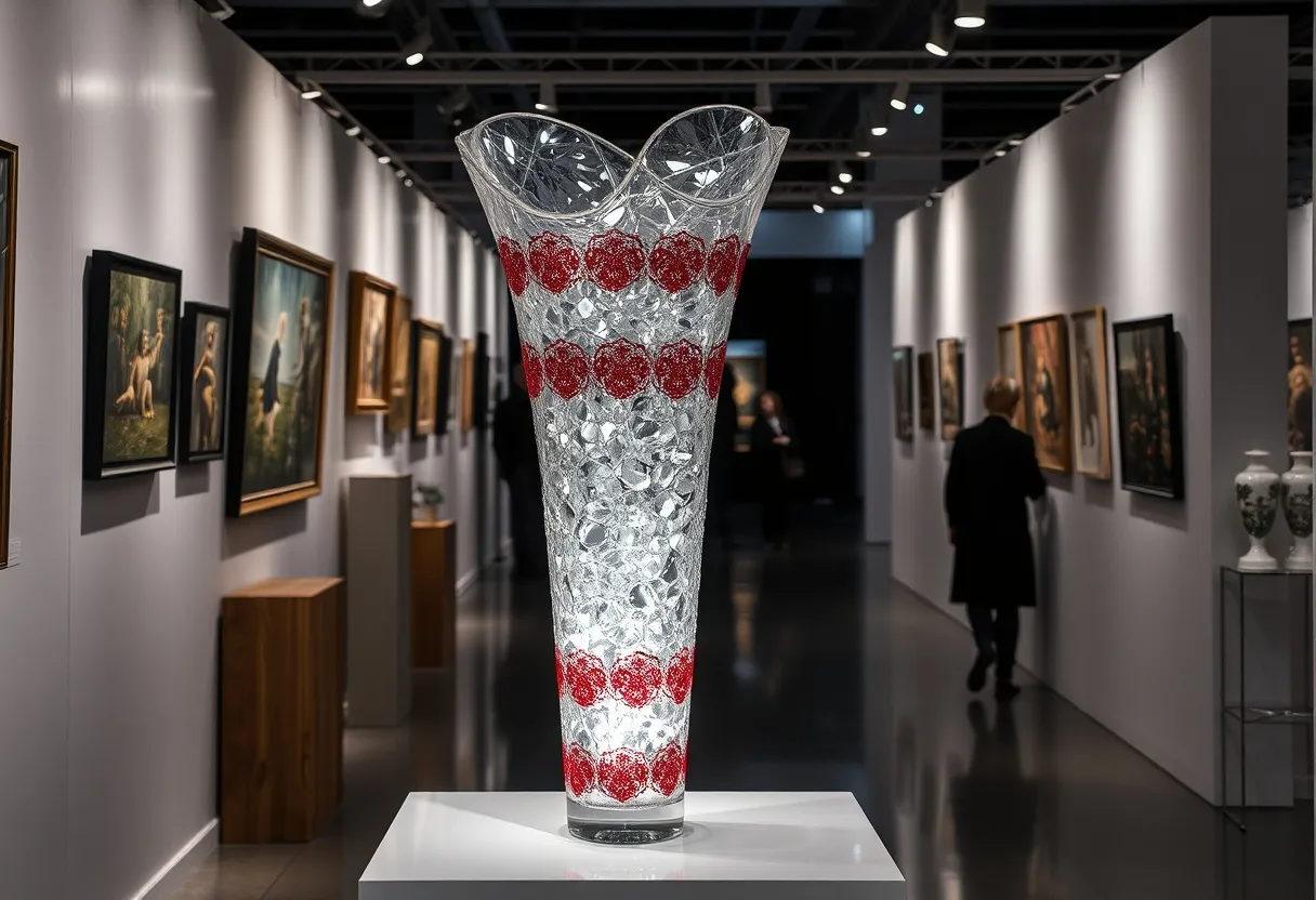 crystal vase shaping without mold