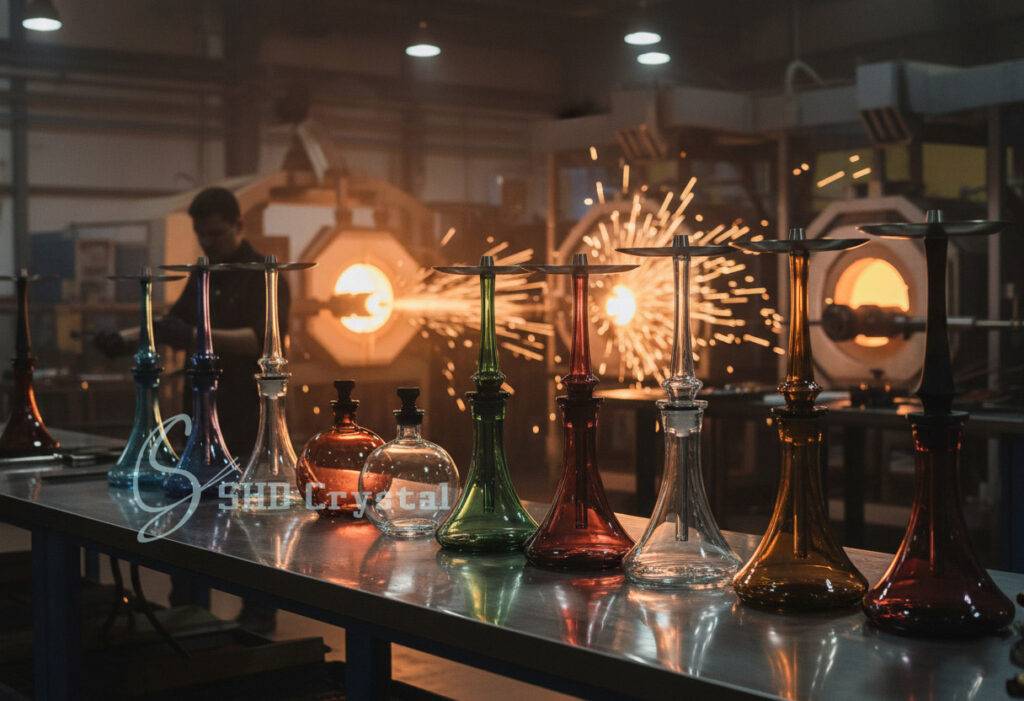 borosilicate hookah vase