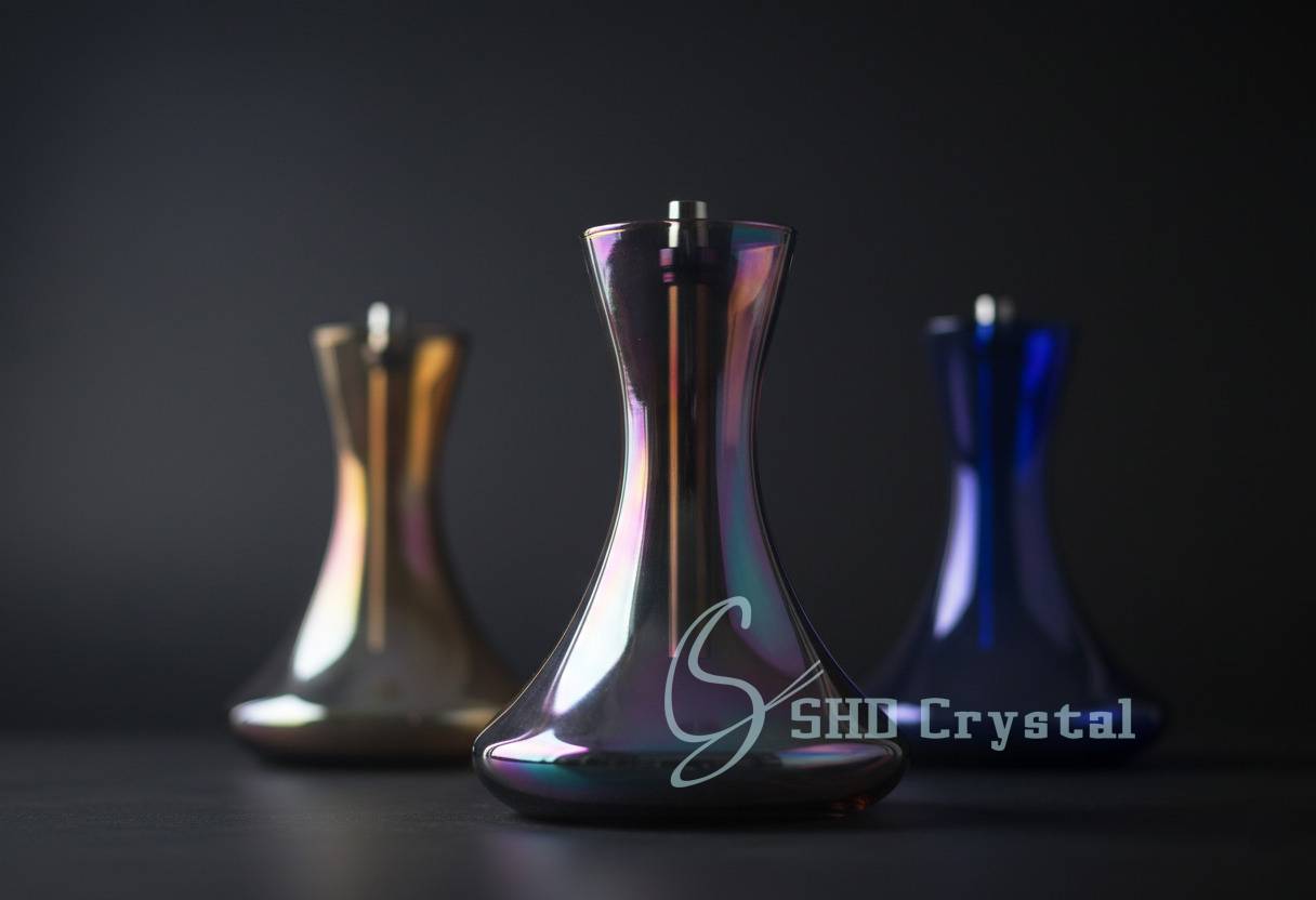 colored glass hookah vase options