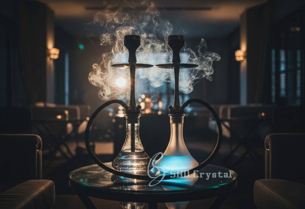 glass hookah base vs acrylic base