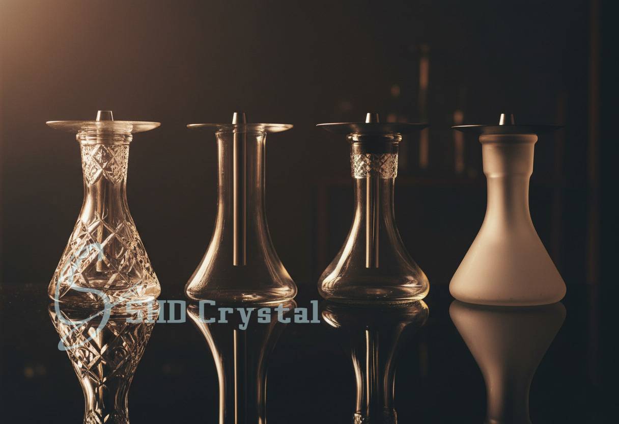 glass material for hookah base