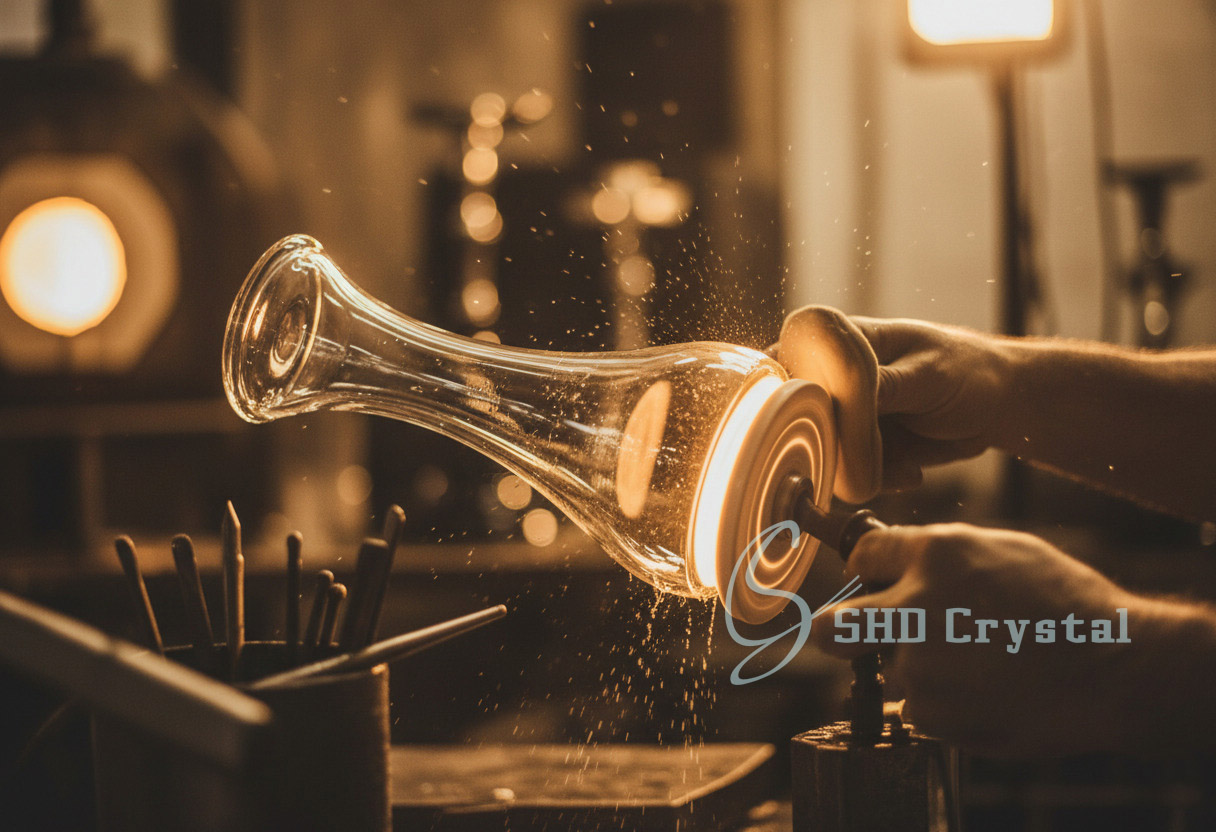 hookah glass polishing process