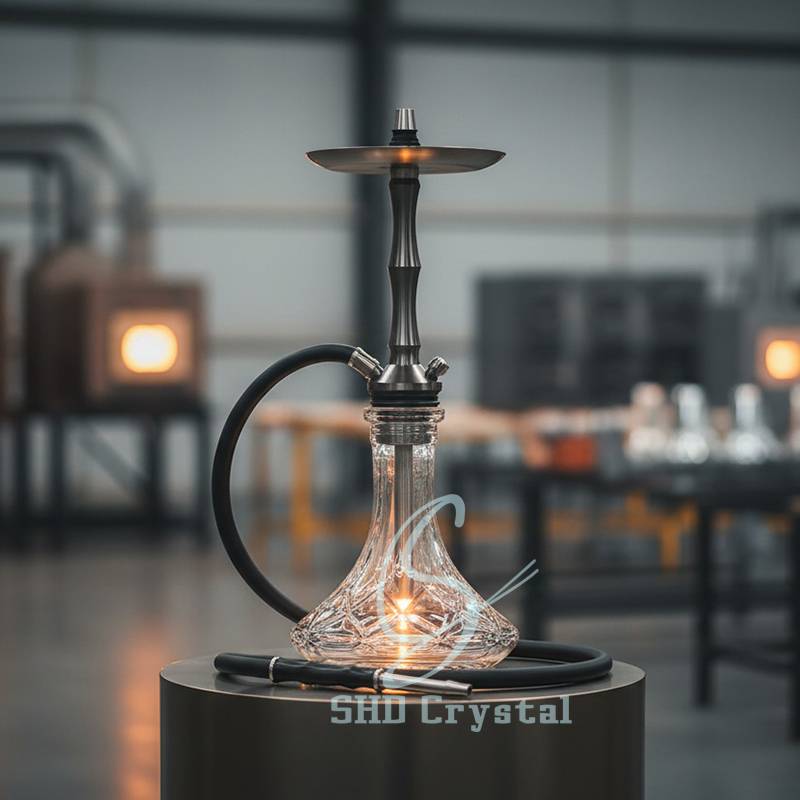 luxury crystal glass base