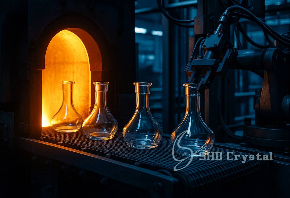 mass production process for glass hookah