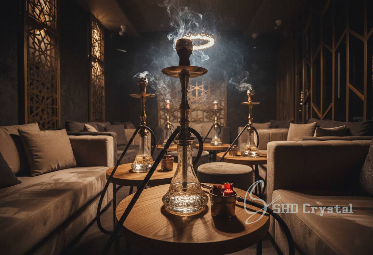 modern hookah lounge atmosphere