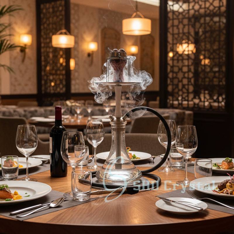 shisha in the restaurant