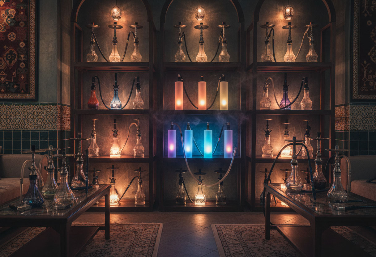 styles of hookah glass bottles