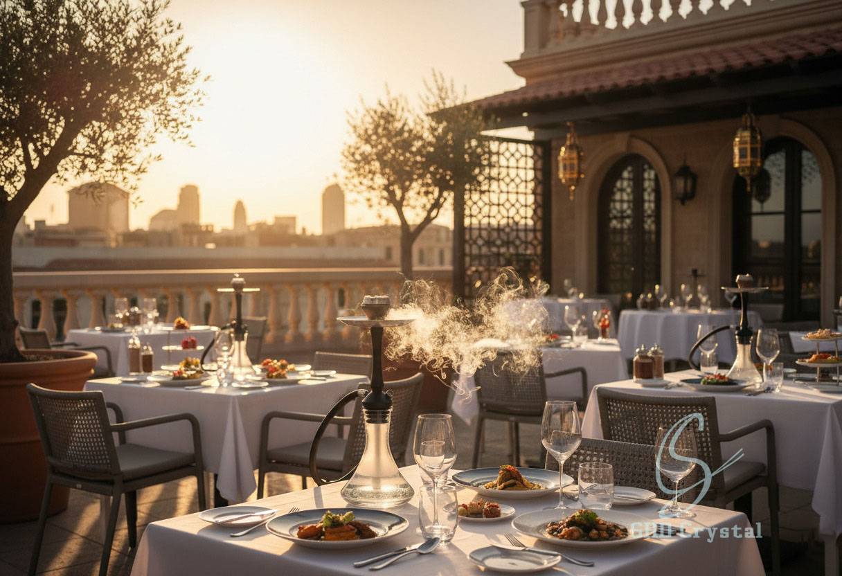 western restaurant with shisha