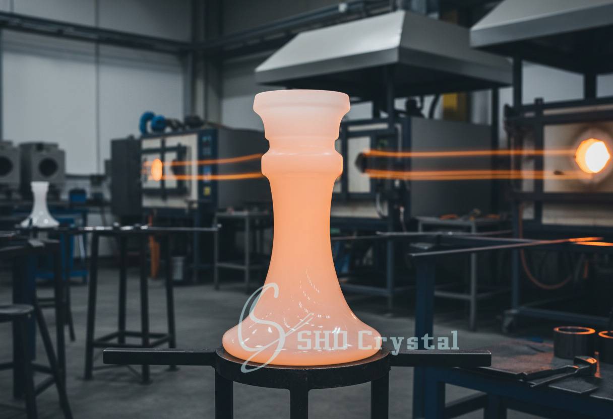 hookah glass forming and cooling process