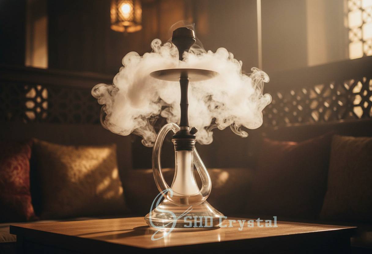 how shisha produces thick smoke