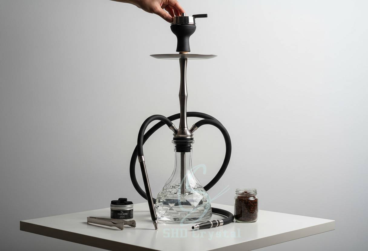 large hookah set with accessories