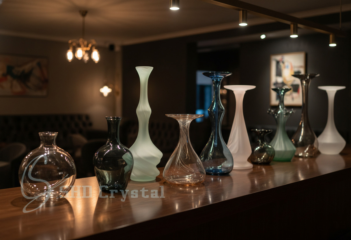 lead glass blown hookah bases