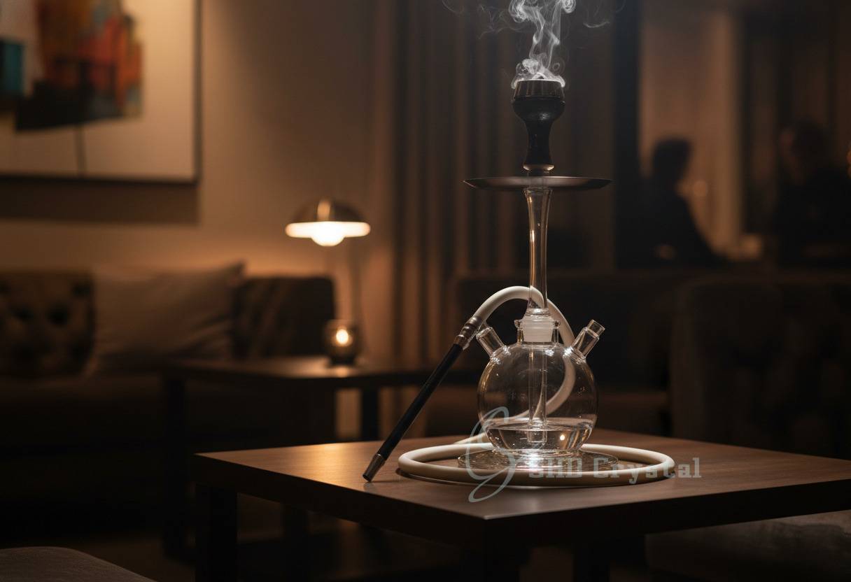 premium glass hookah for smoking
