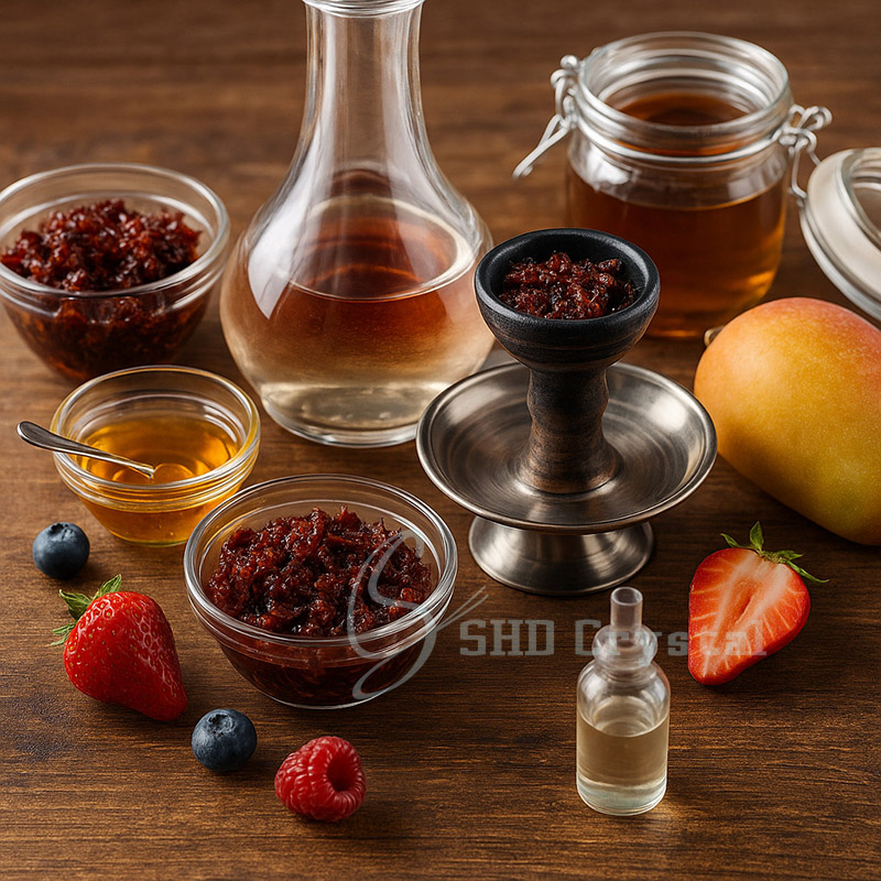 preparation of fruit-flavored shisha