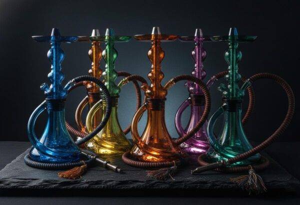 Glass hookah bases