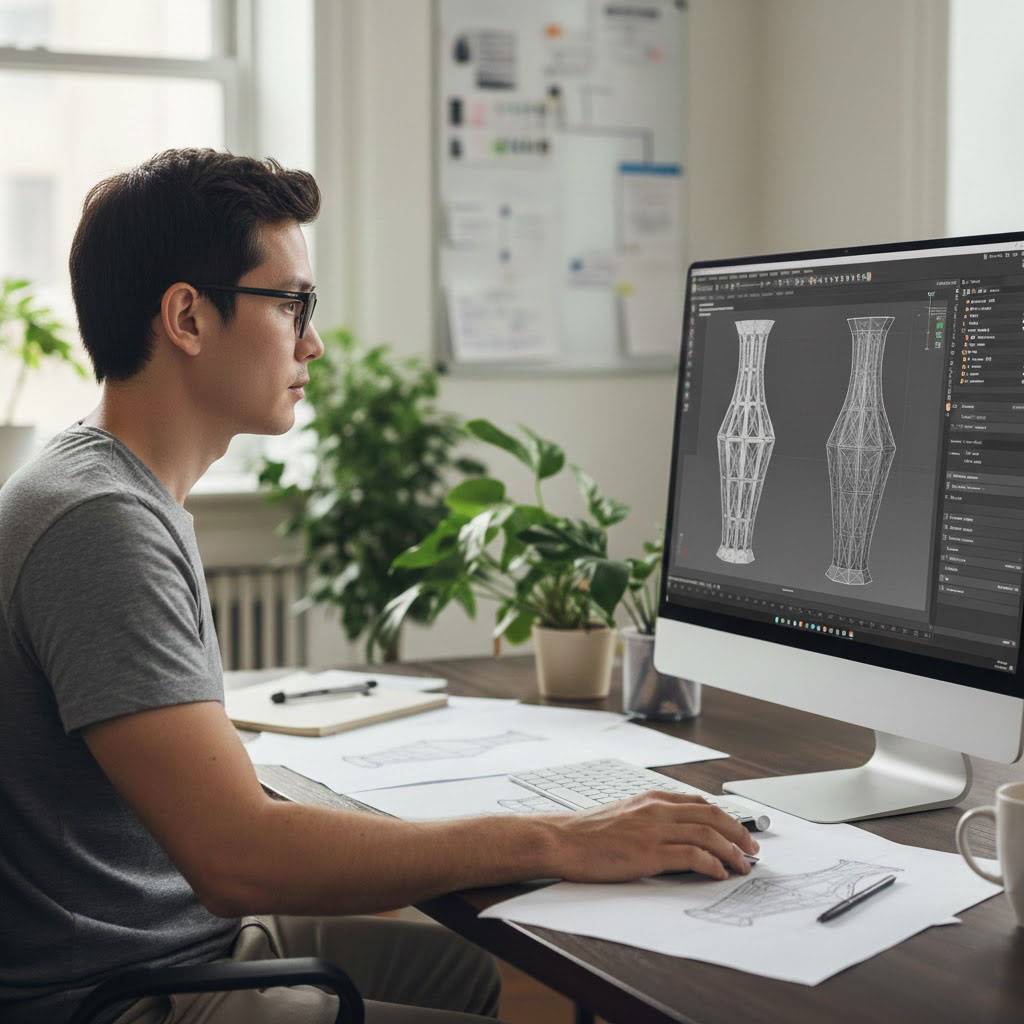 Glass modeling design